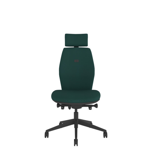 Solo Medium Back Chair Small Seat with Headrest
